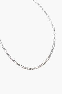 SILVER Curb Chain Necklace, image 1