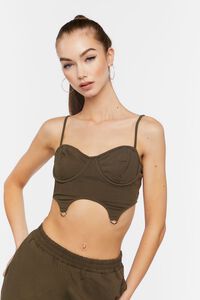 OLIVE Bustier Cami & Cargo Joggers Set, image 4