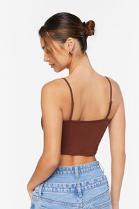 CHOCOLATE Cotton-Blend Cropped Cami, image 3