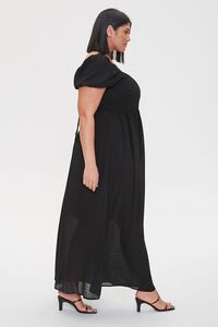 BLACK Plus Size Cutout-Back Maxi Dress, image 3