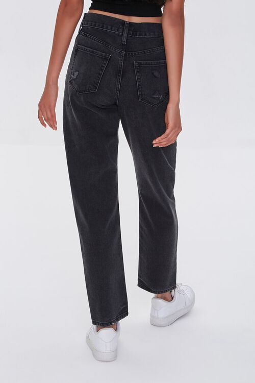 WASHED BLACK Premium Classic Mom Jeans, image 4