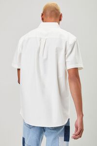WHITE Pocket Button-Front Shirt, image 3