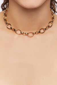 Chunky Oval Chain Necklace, image 1
