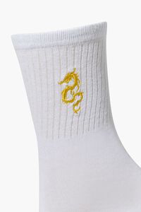 Dragon Embroidered Crew Sock Set, image 5