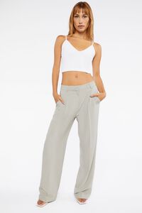 GREY Relaxed High-Rise Crepe Pants, image 7