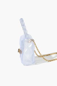 Mini Transparent Quilted Crossbody Bag, image 3