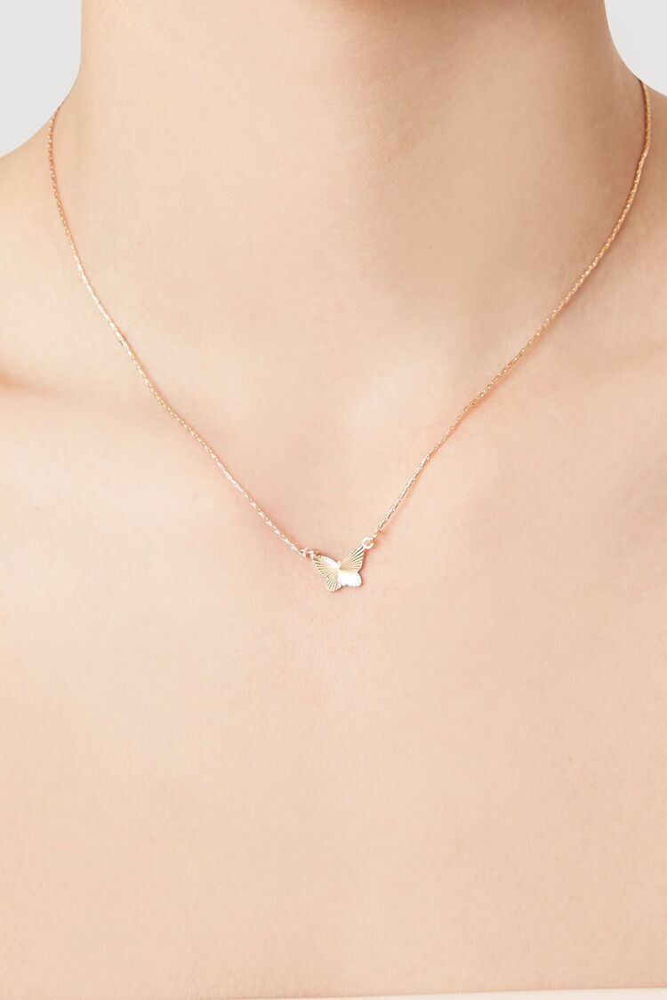 Gold Butterfly Choker Necklace, Butterfly Necklace – Rellery