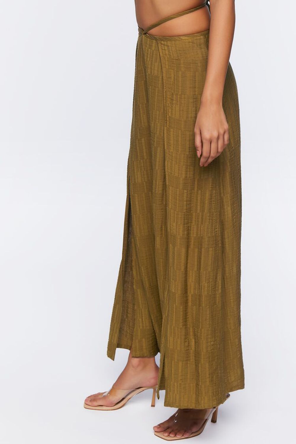 BEECH Jacquard Wrap Maxi Skirt, image 3