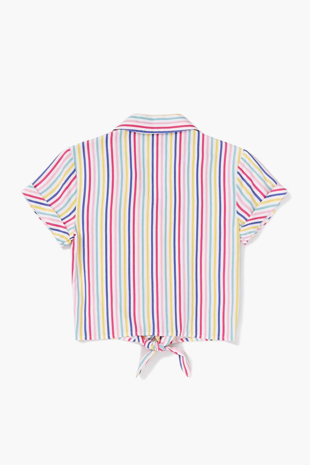 Girls Knotted Striped Shirt (Kids), image 2