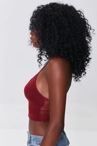 SANGRIA Seamless Floral Lace Bralette, image 2