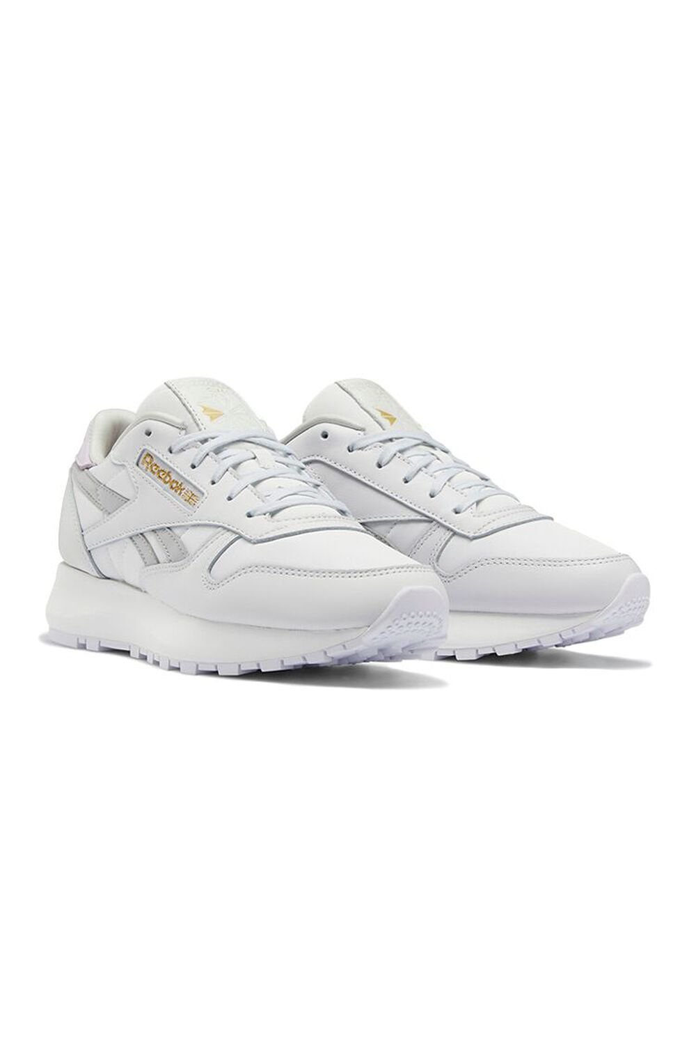 WHITE/GREY Reebok Classic Leather SP Shoes, image 1