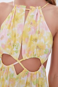 YELLOW/MULTI Floral Print Maxi Dress, image 5