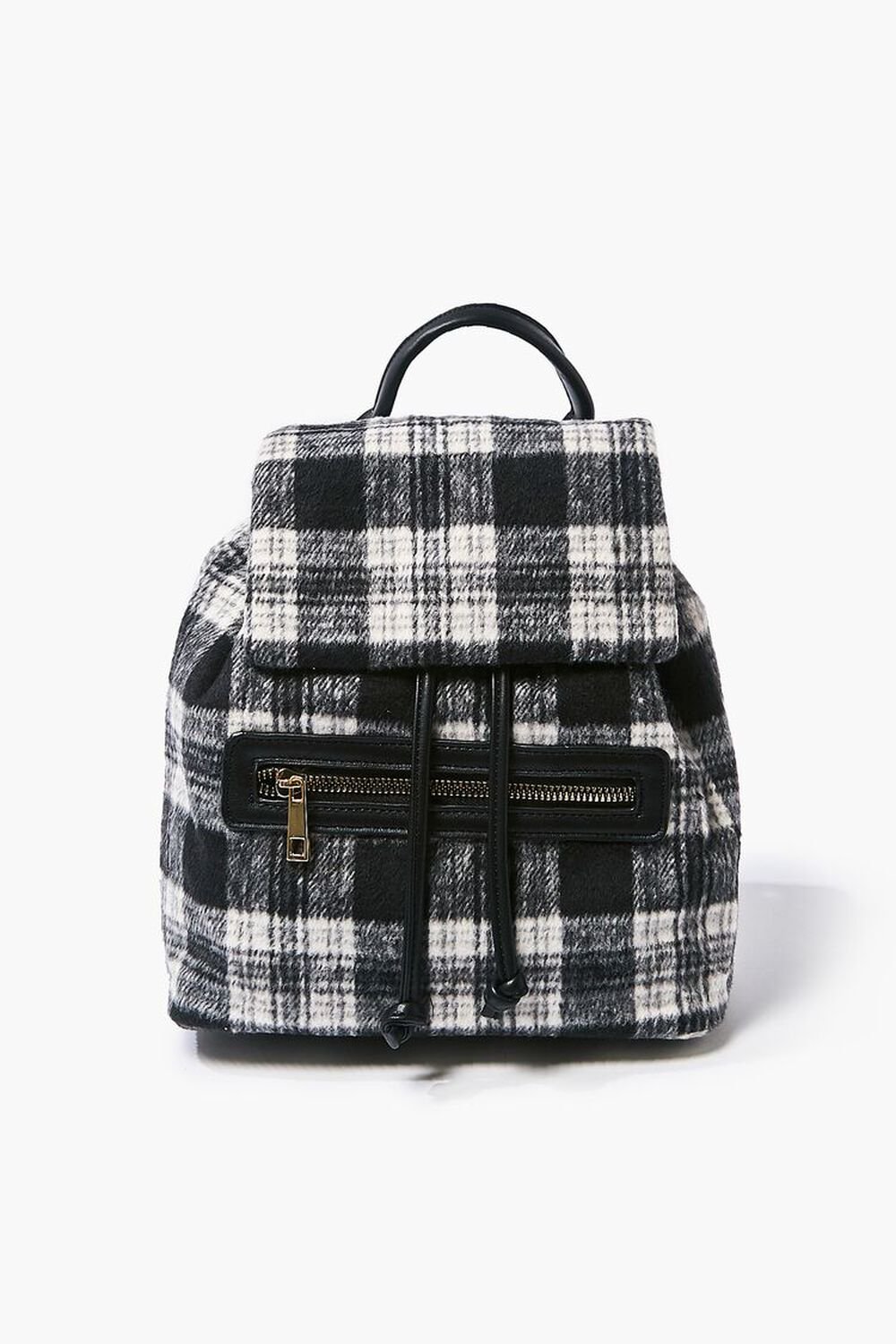 Plaid Chain-Strap Backpack, image 1