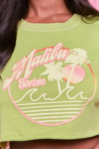 GREEN/MULTI Malibu Barbie™ Graphic Cropped Tee, image 5