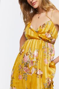 YELLOW/MULTI Floral Jacquard Maxi Dress, image 5