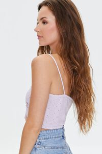 Floral Crochet Cropped Cami, image 2