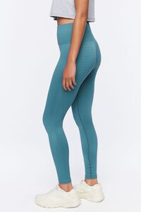 TEAL Active Ribbed High-Rise Leggings, image 3