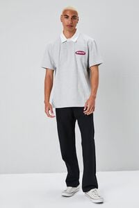 HEATHER GREY/MULTI Utility Department Patch Polo Shirt, image 4