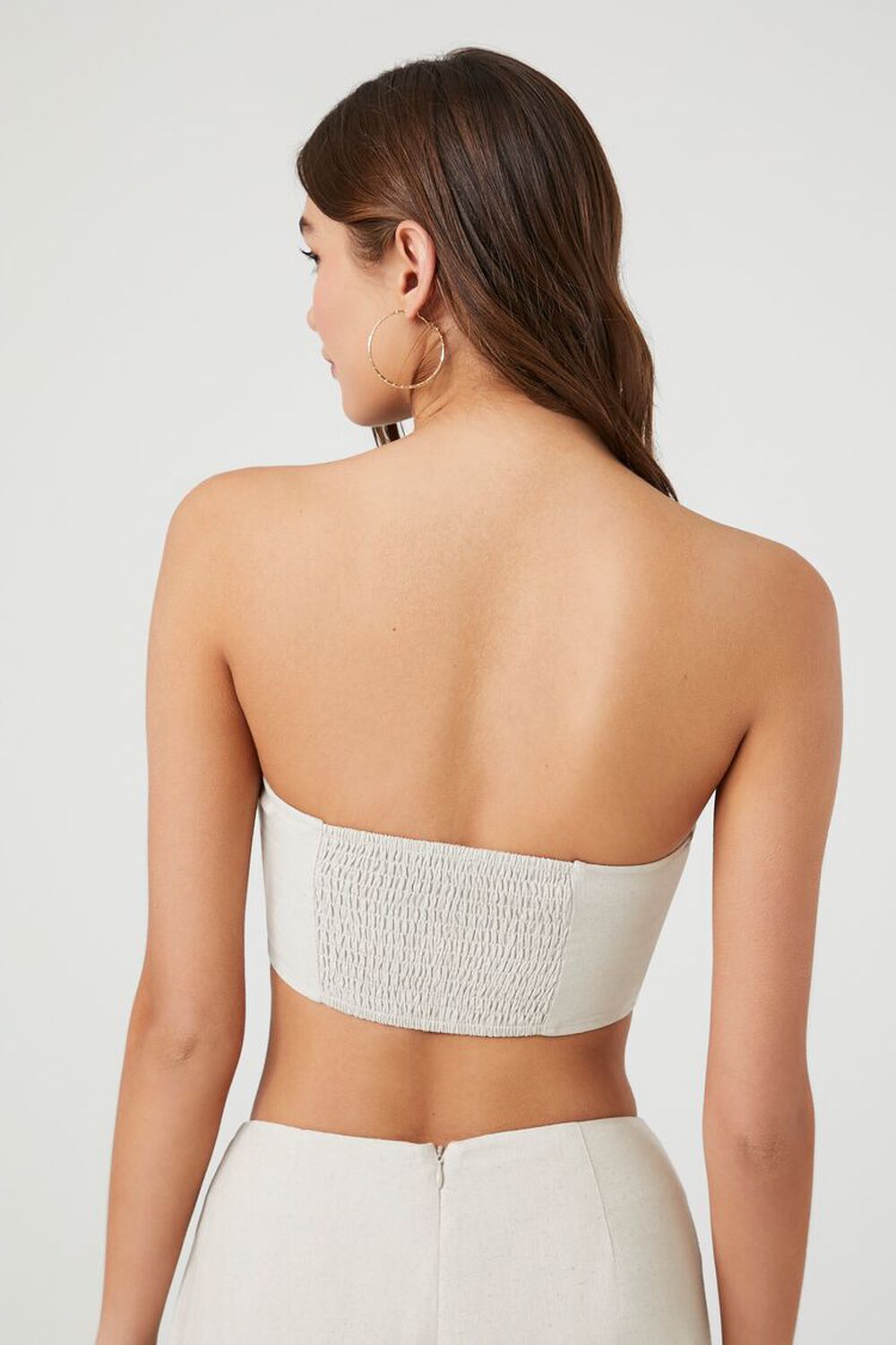 Super Cropped Buckle Tube Top, image 3