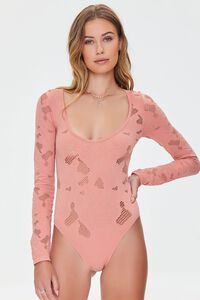 ROSE Crochet Lace Bodysuit, image 5
