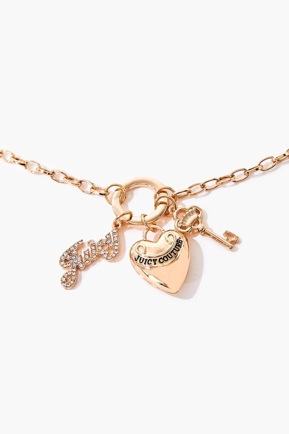 Juicy Couture charm necklace  Juicy couture charm necklace, Juicy