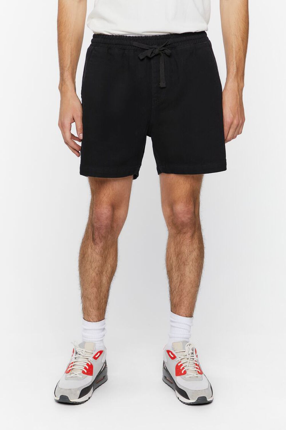 BLACK Drawstring Shorts, image 2