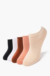 BEIGE/BROWN Ankle Sock Set - 5 pack, image 1
