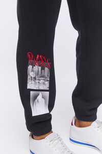 Embroidered Rise Graphic Joggers, image 5