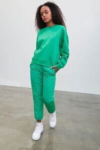 GREEN Pantone Fleece Pullover, image 4