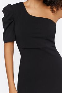 BLACK One-Shoulder Mini Dress, image 5
