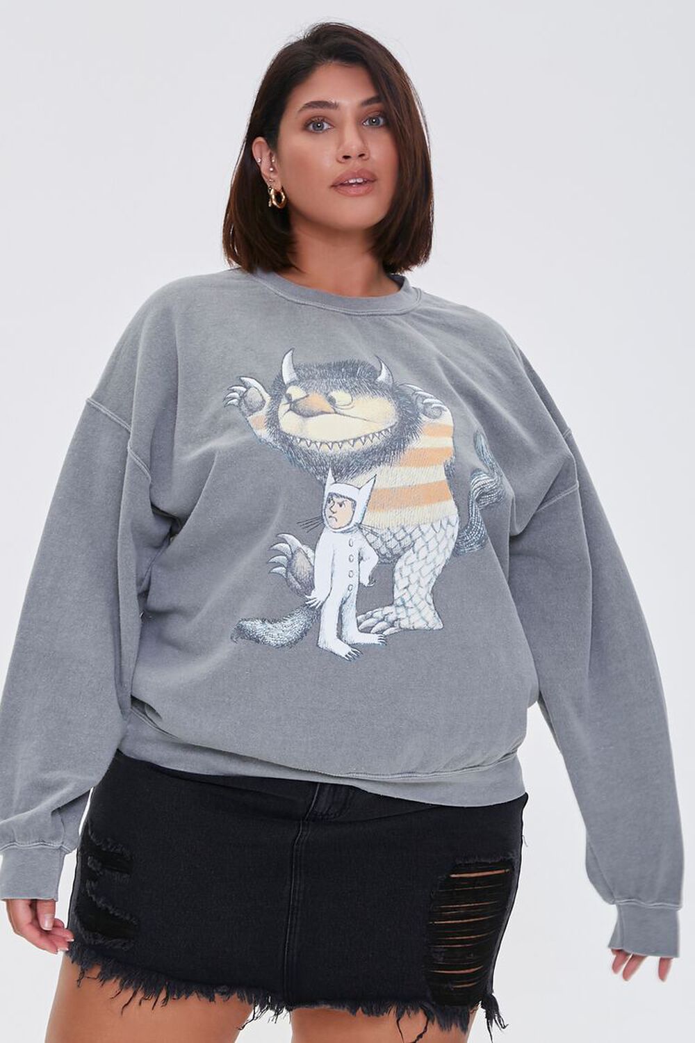 Plus Size Where the Wild Things Are Pullover, image 1