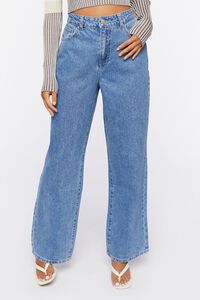 MEDIUM DENIM Straight-Leg 90s Jeans, image 5