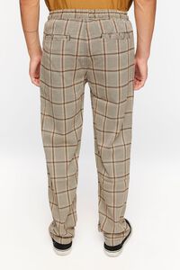 BROWN/MULTI Plaid Drawstring Trousers, image 4
