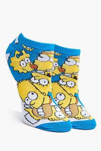 BLUE/MULTI The Simpsons Ankle Socks, image 1