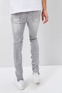 GREY Distressed Skinny Jeans, image 4