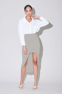 OLIVE Twisted High-Low Skirt, image 1