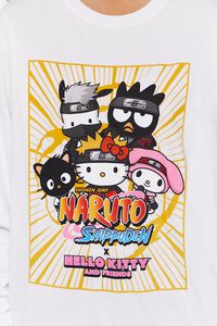 WHITE/MULTI Naruto Shippuden x Hello Kitty & Friends Graphic Tee, image 5