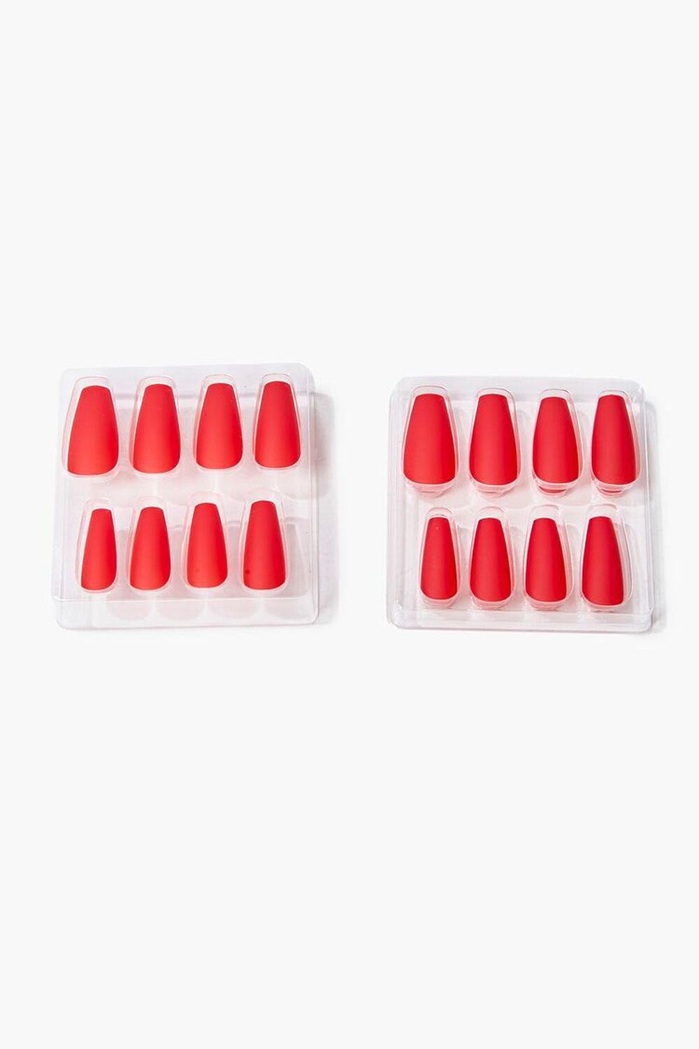 RED Opaque Press-On Nails, image 1