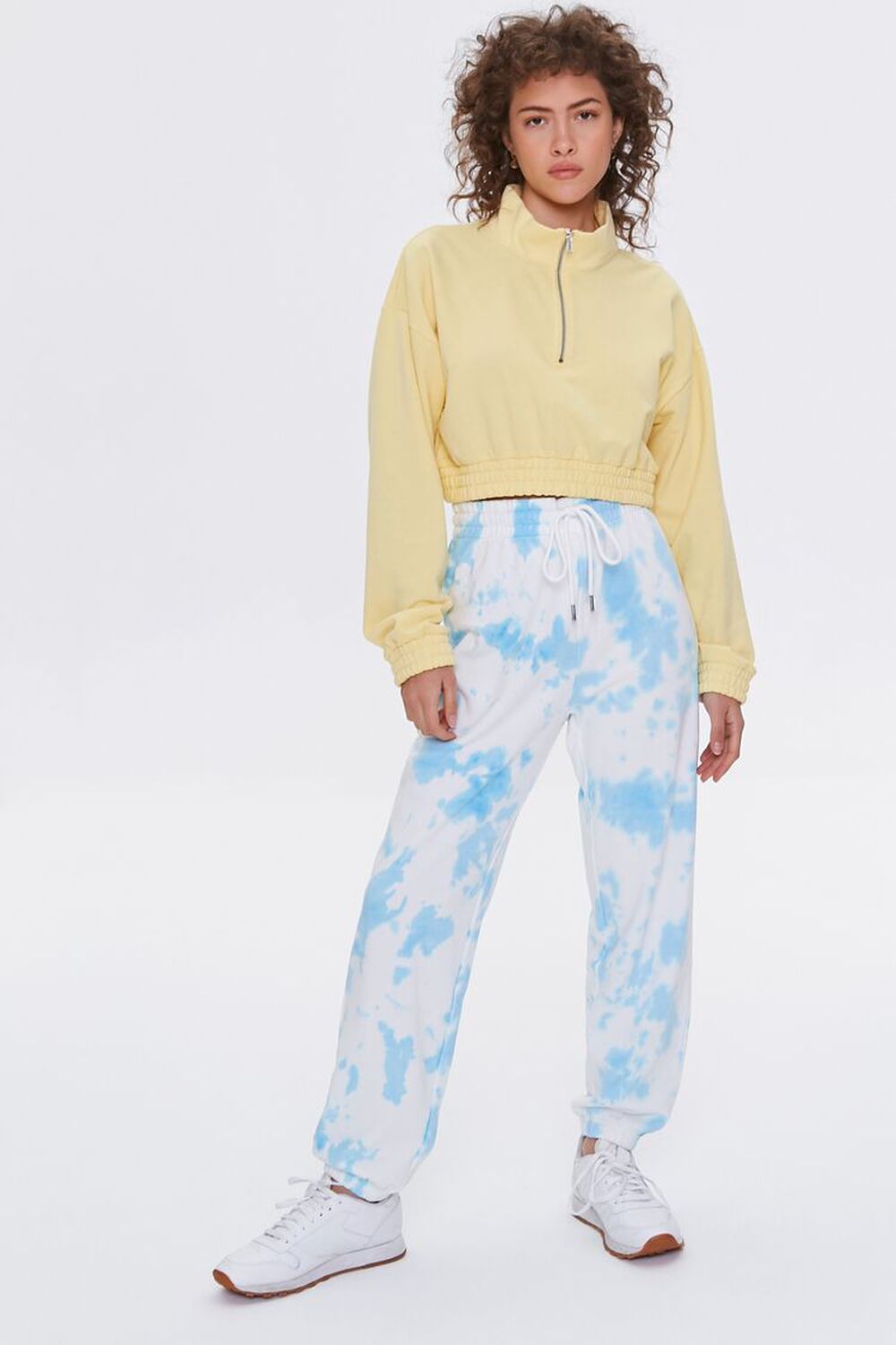 BLUE/MULTI Tie-Dye French Terry Sweatpants, image 1