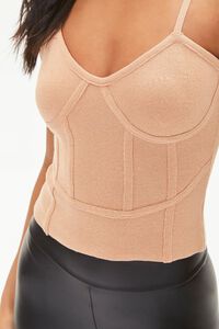 NUDE Sweater-Knit Bustier Cami, image 5