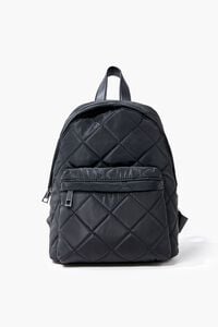 Quilted Zip-Up Backpack, image 1