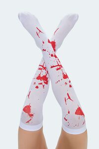 Blood Print Over-the-Knee Socks, image 5