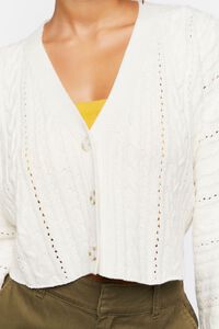 VANILLA Cable Knit Cardigan Sweater, image 5