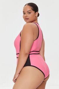 PINK Plus Size One-Piece Swimsuit, image 2
