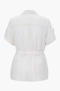 WHITE Plus Size Shirt Tunic, image 3