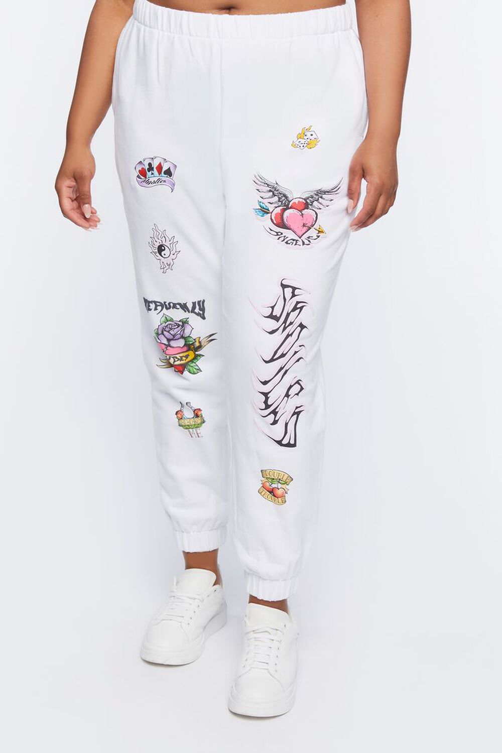 Plus Size Heavenly Graphic Joggers, image 2