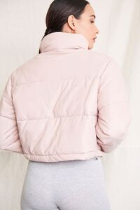 LIGHT PINK Quilted Puffer Jacket, image 4