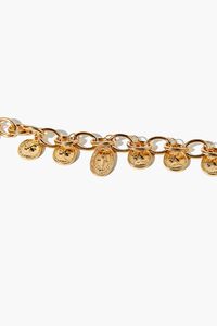 GOLD Coin Charm Bracelet, image 2