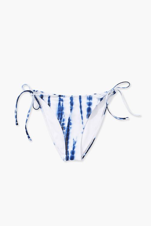NAVY/WHITE Tie-Dye String Bikini Bottoms, image 5