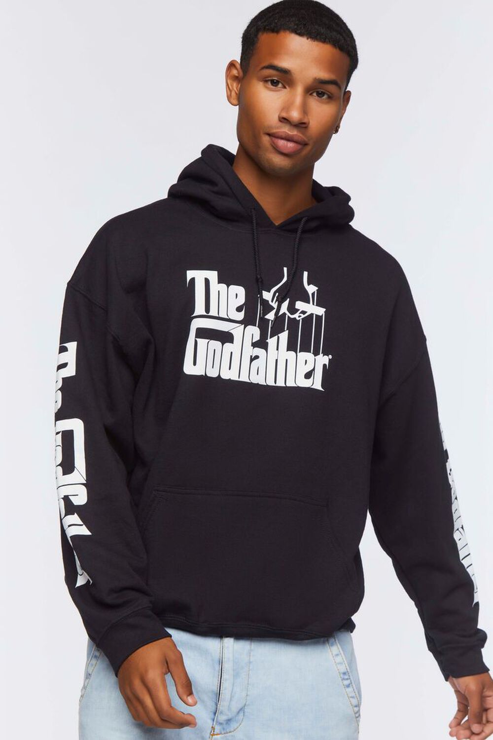 BLACK/WHITE The Godfather Graphic Hoodie, image 1